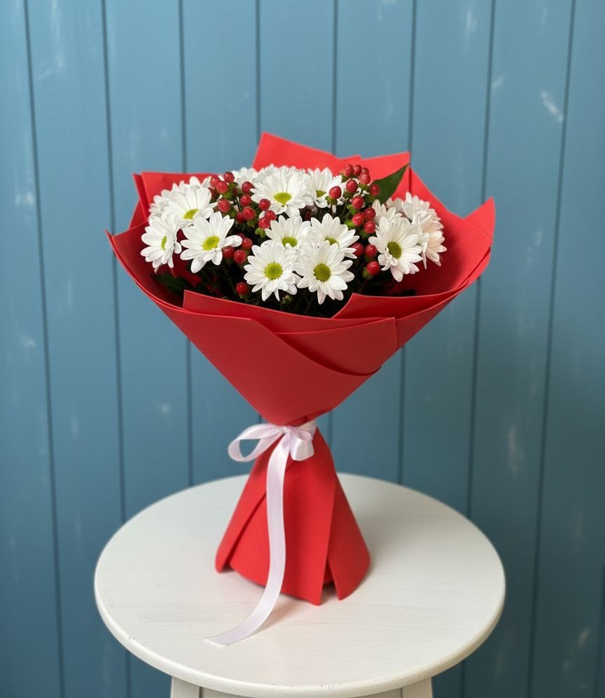 Букет цветов из: Хризантемы в Кандрах