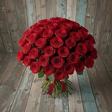 Букет 55 Красных роз Фридом #REPLACE_PRED# Кандрах