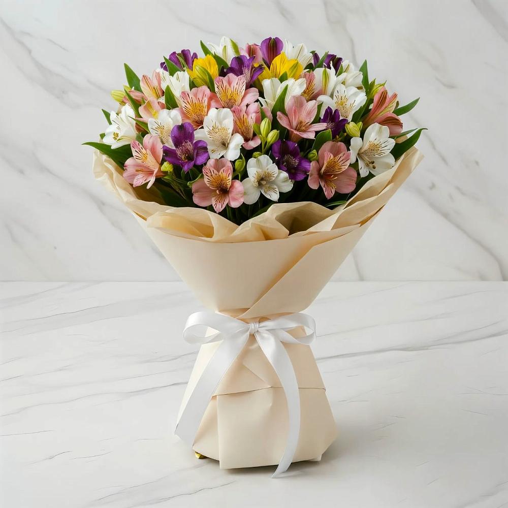 Букет цветов из: Альстромерии в Кандрах