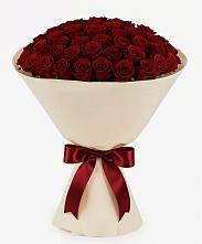 Букет 101 Бордовая роза Блэк Бакарра в Кандрах