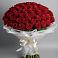 Букет 101 Красная роза Блэк Мэджик в Кандрах