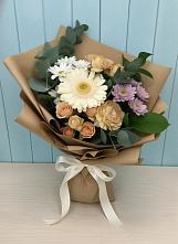 Букет цветов из:  Герберы и Хризантемы #REPLACE_PRED# Кандрах