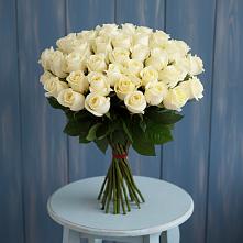 Букет 51 Белая роза Эдлесс Лав #REPLACE_PRED# Кандрах
