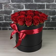 Цветочная композиция из Розы в шляпной коробке в Кандрах