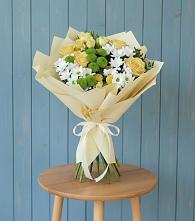 Букет цветов из:  Хризантемы и Розы в Кандрах