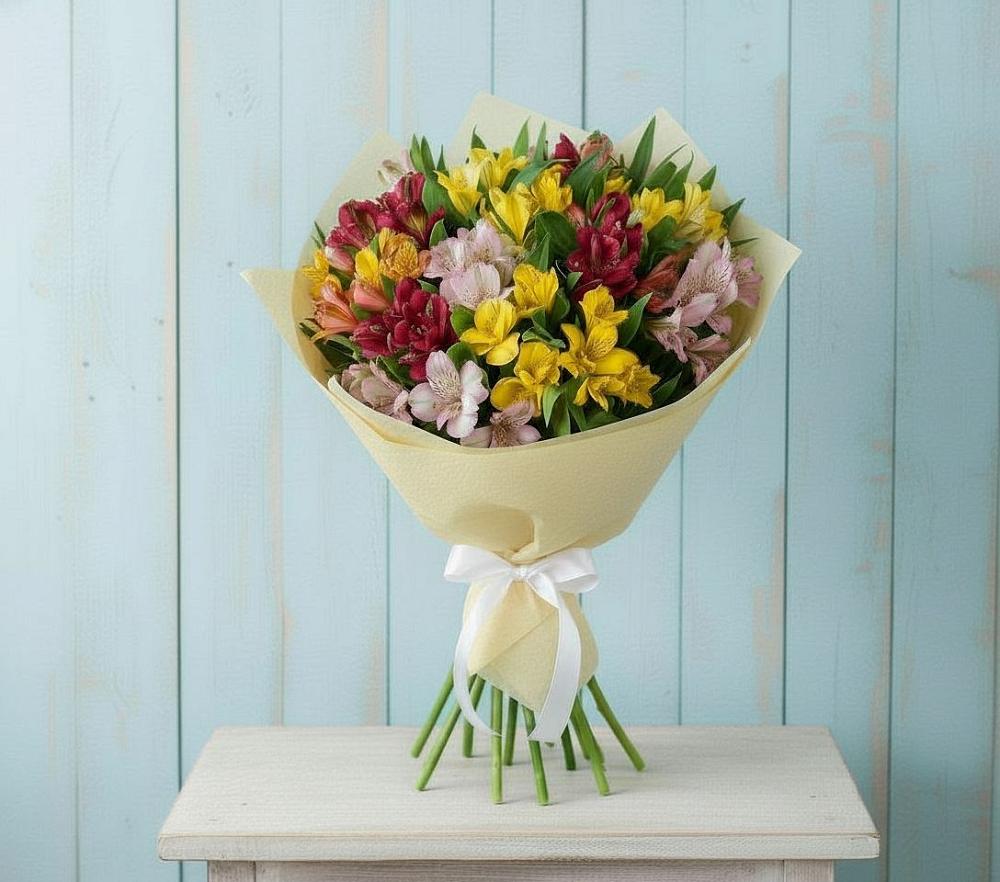Букет цветов из: Альстромерии в Кандрах