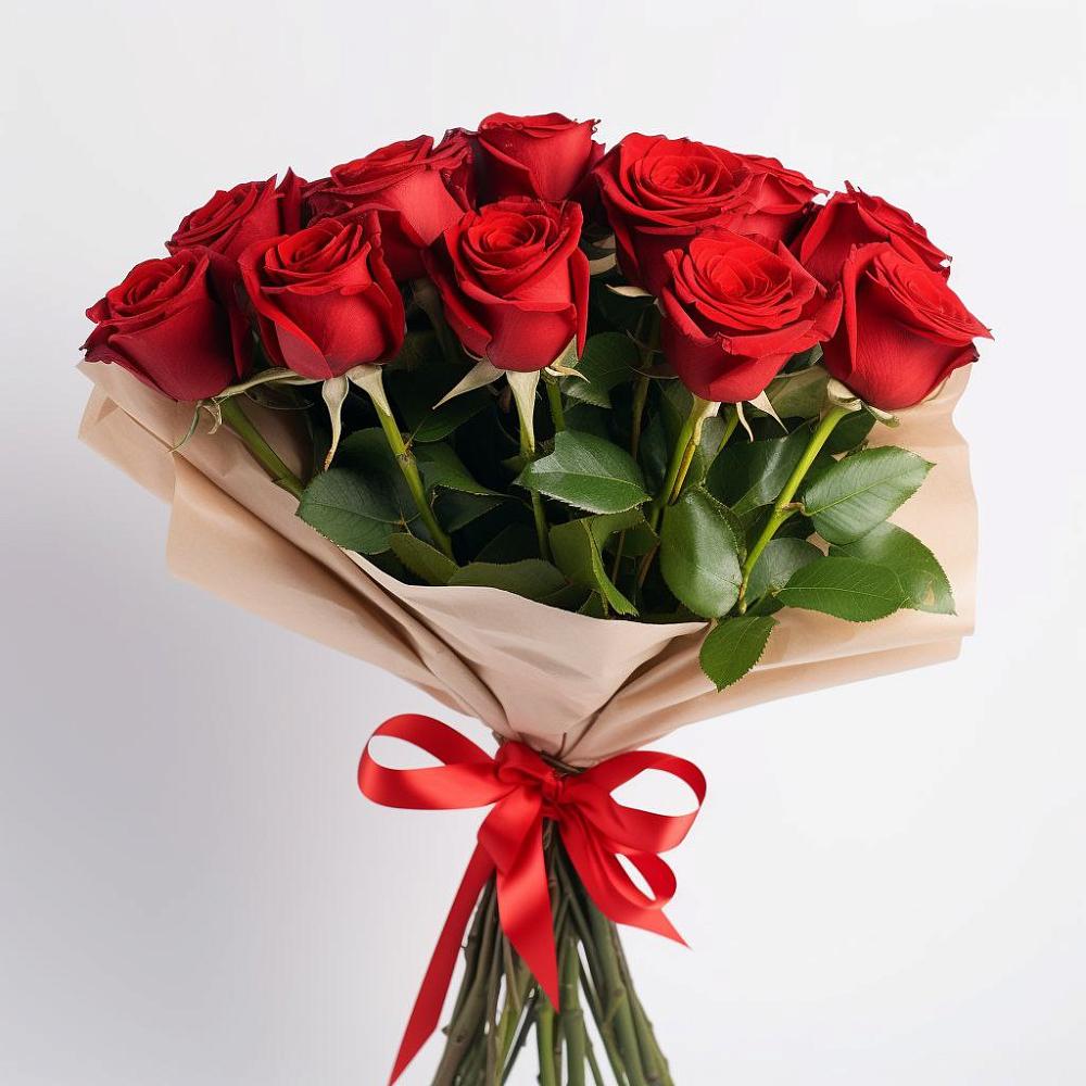 Букет 11 Красных роз Эдлесс Лав в Кандрах
